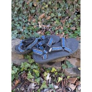 Men’s Teva sandals, vintage hiking, size 10 blue, UK 9, EU 43, hippie, gorpcore
